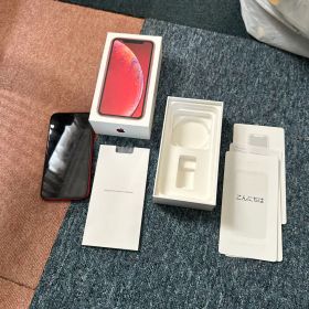 Apple iPhone XR 本体 中古 スマホ 激安 携帯 赤 アップル