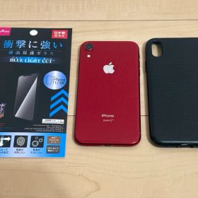 iPhoneXR 本体 SIMフリー レッド256GB おまけ有り 修理履歴無し