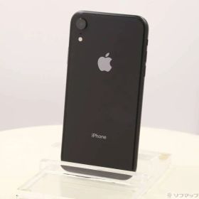 〔中古品〕 iPhoneXR 64GB ブラック NT002J／A SoftBank【276】