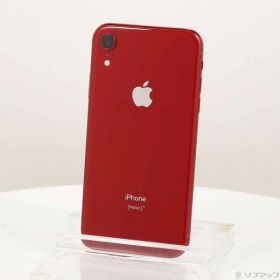 〔中古品〕 iPhoneXR 64GB プロダクトレッド NT062J／A SIMフリー【371】