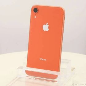 〔中古品〕 iPhoneXR 128GB コーラル MT0T2J／A SIMフリー【348】