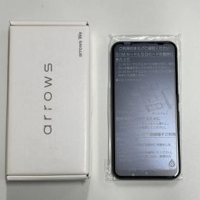 「新品未使用」au版 SIMフリー arrows We FCG01 ブラック【管理番号：Ｗ090622】