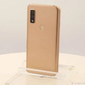 〔中古品〕 arrows We 64GB ローズゴールド FCG01 au SIMフリー【377】