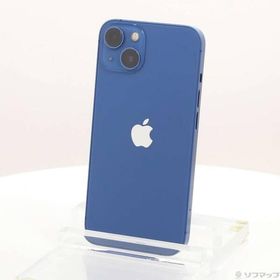 〔中古〕Apple(アップル) iPhone13 512GB ブルー MLNT3J／A SIMフリー〔348-ud〕