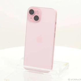 〔中古品〕 iPhone15 128GB ピンク MTMJ3J／A SIMフリー【258】