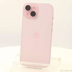 〔中古品〕 iPhone15 128GB ピンク MTMJ3J／A SIMフリー【371】