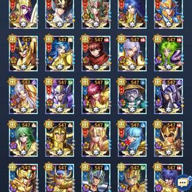 重課金 Lv552 総戦力490M以上 赤旗13体 | 聖闘士星矢レジェンドオブジャスティスのアカウントデータ、RMTの販売・買取一覧