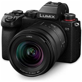 パナソニック Panasonic ミラーレス一眼カメラ(レンズキット)ブラック LUMIX DC-S5K 標準ズームレンズキット ブラック