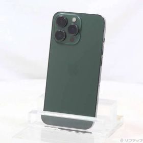 〔中古品〕 iPhone13 Pro 1TB アルパイングリーン MNE13J／A SIMフリー【352】