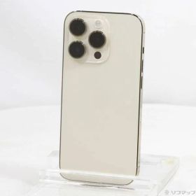 〔中古品〕 iPhone14 Pro 128GB ゴールド MQ073J／A SIMフリー【295】