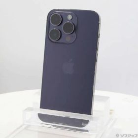 〔中古品〕 iPhone14 Pro 128GB ディープパープル MQ0F3J／A SIMフリー【276】