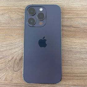 【美品】 iPhone 14Pro ディープパープル 256GB画面保護シート付