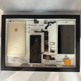 iPhone6 Plus ゴールド ジャンクアート junk011