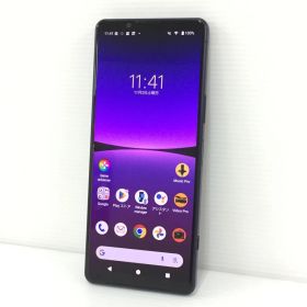 【良品】SONY ソニー Xperia 5 IV SO-54C 128GB Android スマートフォン パープル SIMロック解除済 動作品