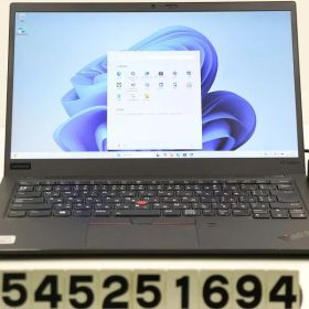 Lenovo ThinkPad X1 Carbon 8th Gen Core i5 10210U 1.6GHz/8GB/256GB(SSD)/14W/FHD(1920x1080)/Win11 【545251694】