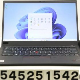 Lenovo ThinkPad X1 Carbon 8th Gen Core i5 10210U 1.6GHz/8GB/256GB(SSD)/14W/FHD(1920x1080)/Win11 【545251542】