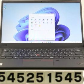 Lenovo ThinkPad X1 Carbon 8th Gen Core i5 10210U 1.6GHz/8GB/256GB(SSD)/14W/FHD(1920x1080)/Win11 【545251545】