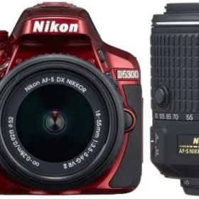 Nikon デジタル一眼レフカメラ D5300 ダブルズームキット2 レッド