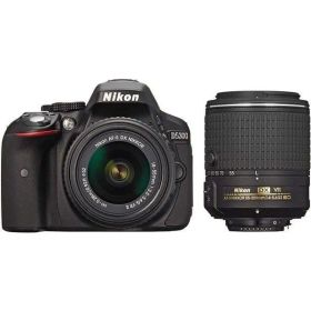 ニコン Nikon D5300 ダブルズームキット2 ブラック SDカード付き
