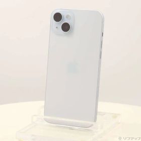 〔中古品〕 iPhone15 Plus 128GB ブルー MU0D3J／A SIMフリー【276】