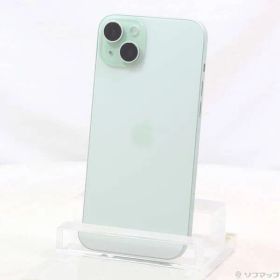 〔中古品〕 iPhone15 Plus 128GB グリーン MU0E3J／A SIMフリー【348】