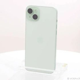 〔中古品〕 iPhone15 Plus 128GB グリーン MU0E3J／A SIMフリー【251】