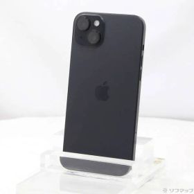 〔中古品〕 iPhone15 Plus 256GB ブラック MU0F3J／A SIMフリー【196】