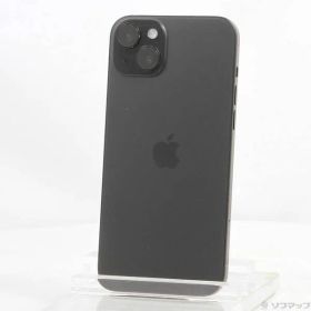 〔中古品〕 iPhone15 Plus 256GB ブラック MU0F3J／A SIMフリー【371】