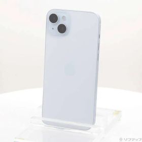 〔中古品〕 iPhone15 Plus 256GB ブルー MU0N3J／A SIMフリー【377】