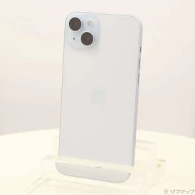 〔中古品〕 iPhone15 Plus 256GB ブルー MU0N3J／A SIMフリー【352】