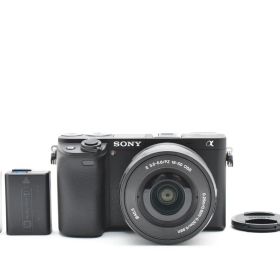 [良品] SONY α6300 ILCE-6300 レンズキット E PZ 16-50mm #2732A