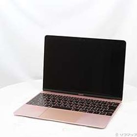 MacBook 12-inch Early-2016 MMGM2J／A Core_m5 1.2GHz 8GB SSD512GB ローズゴールド 〔10.15 Catalina〕 ［グラフィック：Int