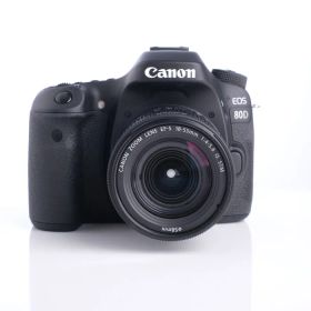 【中古】(キヤノン) Canon EOS 80D/EF-S18-55 IS STM レンズキツト