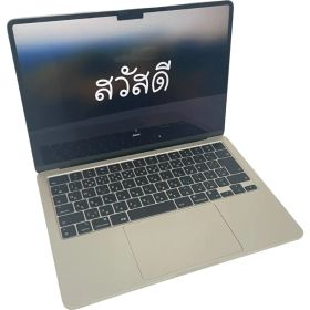 Apple MacBook Air M2 2022 13.6インチ MLY13J/A Apple M2 8GB SSD 256GB スターライト 充放電回数5 ノートパソコン 動作確認済 【中古】 12510K36