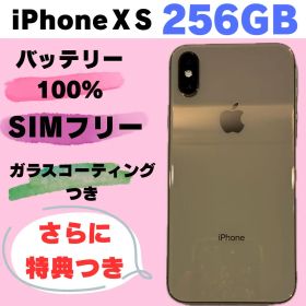 iPhone XS 256GB SIMフリー バッテリー100% #1087
