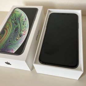 iPhone XS 256GB SIMフリー ACアダプタ充電ケーブル,イヤホン