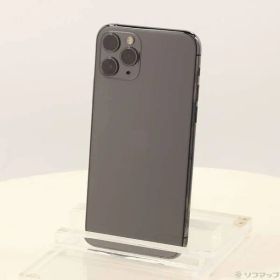 〔中古品〕 iPhone11 Pro 64GB スペースグレイ MWC22J／A SIMフリー【262】