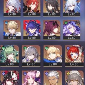 【引退】星5 31体 原神付き | 崩壊スターレイル(崩スタ)のアカウントデータ、RMTの販売・買取一覧