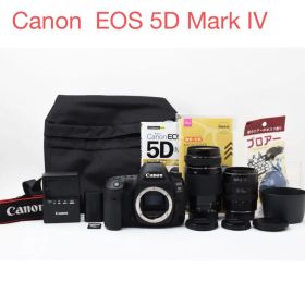 一眼レフカメラ/Canon EOS 5D Mark IV 標準&望遠レンズセット