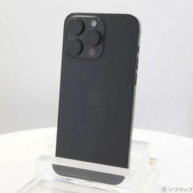 〔中古品〕 iPhone15 Pro Max 512GB ブラックチタニウム MU6U3J／A SIMフリー【349】