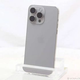 〔中古品〕 iPhone15 Pro Max 512GB ナチュラルチタニウム MU6W3J／A SIMフリー【305】