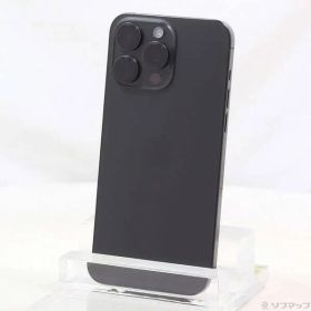 〔中古品〕 iPhone15 Pro Max 1TB ブラックチタニウム MU6Y3J／A SIMフリー【377】