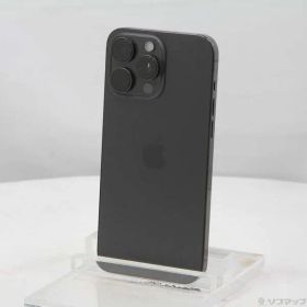 〔中古品〕 iPhone15 Pro Max 1TB ブラックチタニウム MU6Y3J／A SIMフリー【344】
