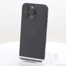 〔中古品〕 iPhone15 Pro Max 256GB ブラックチタニウム MU6P3J／A SIMフリー【269】