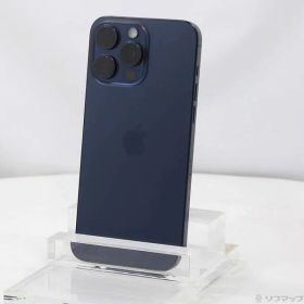 〔中古品〕 iPhone15 Pro Max 256GB ブルーチタニウム NU6T3J／A SIMフリー【305】