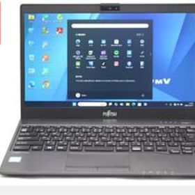 中古良品 フルHD 13.3型 Fujitsu LIFEBOOK U938S Windows11 第8世代 i5-8350U 8GB 128GB-SSD カメラ 無線 Office付き 中古パソコン 管1758v