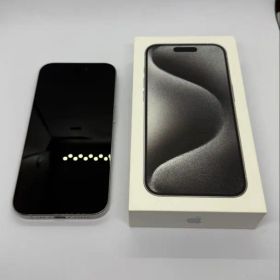 iPhone15Pro ホワイトチタニウム 128GB 美品！ SIMフリー