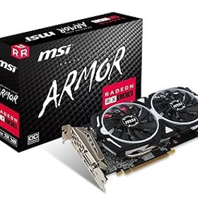 【中古】MSI Radeon RX 580 ARMOR 8G OC グラフィックスボード VD6879