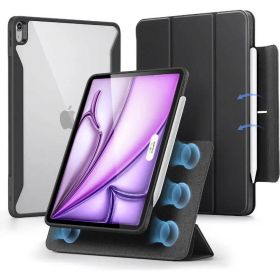 【 新品 未開封 】 ESR 13インチiPad Air(M2)用 Rebound Hybrid 360 縦横スタンド対応マグネットカバー SER Black ESRReboundHybrid360iPadAir13M2 未使用 送料無料