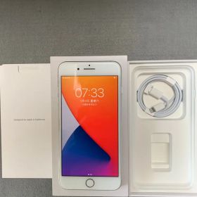 美品 国内版 SIMフリー IPhone8 plus 64GB ホワイト色